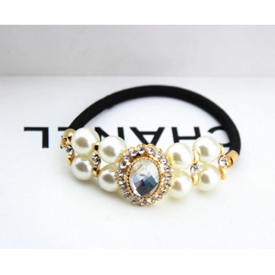 Wholesale Elastic Hair Band Pearl Hair Tie For Women Hair Decoration